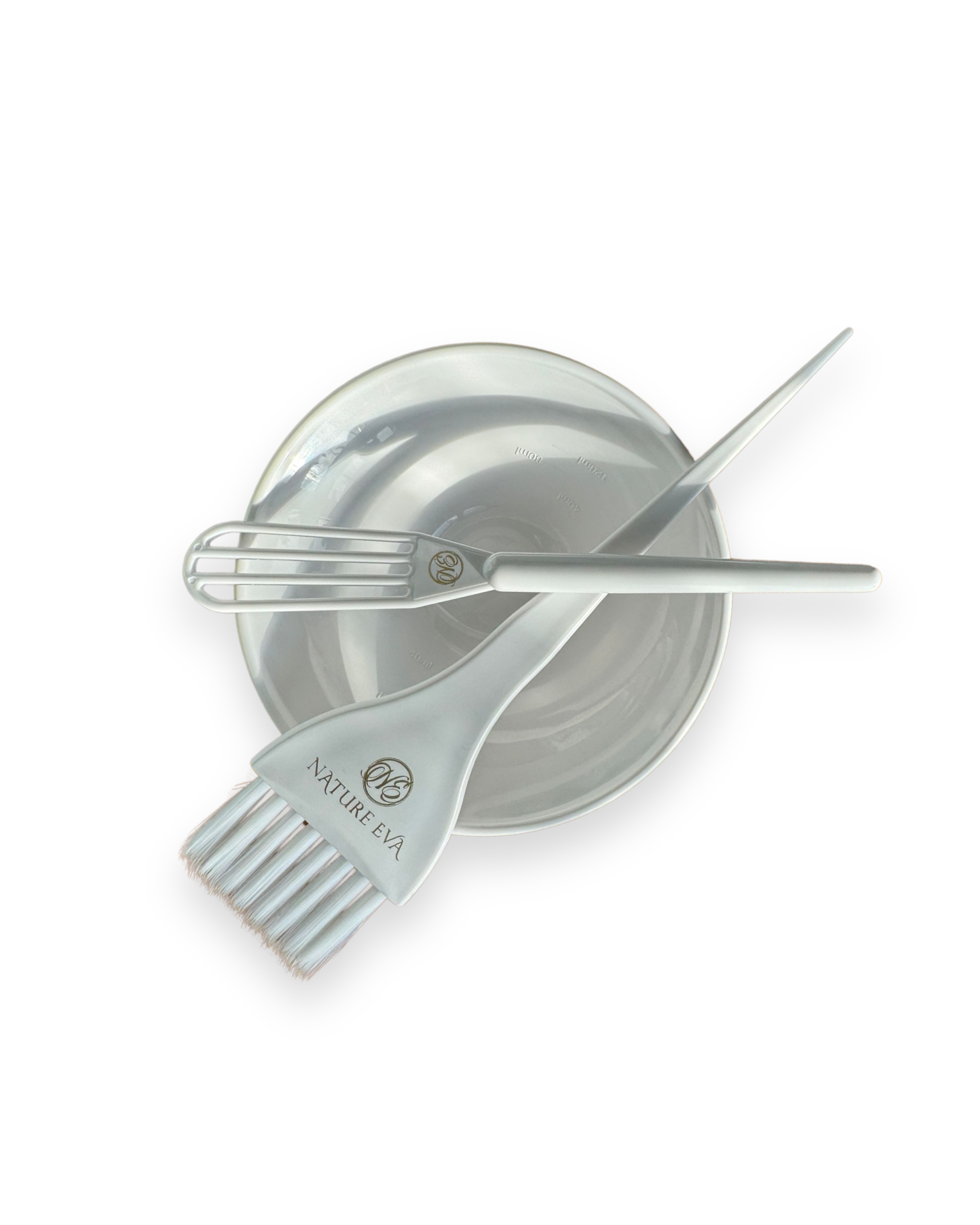 Bowl, Spatula and Tinting Brush