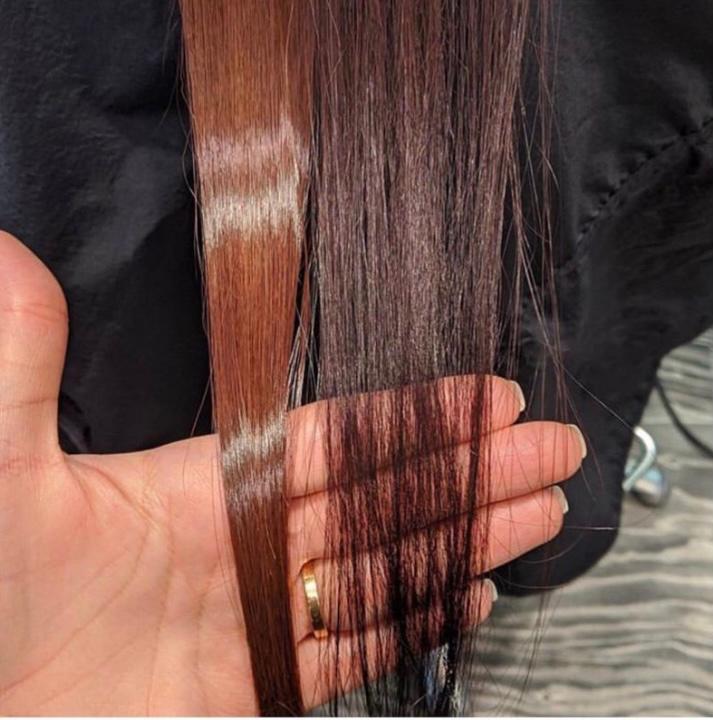 Keratin without outlet straightening